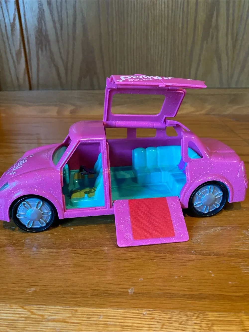 Polly Pocket Sparklin' Pets Loveable Limo Pink 2008 Mattel Vintage Retro Y2K